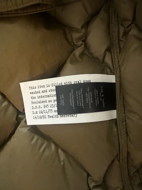 rag & bone Rudy Liner Down Quilted Jacket - Picture 6 of 9